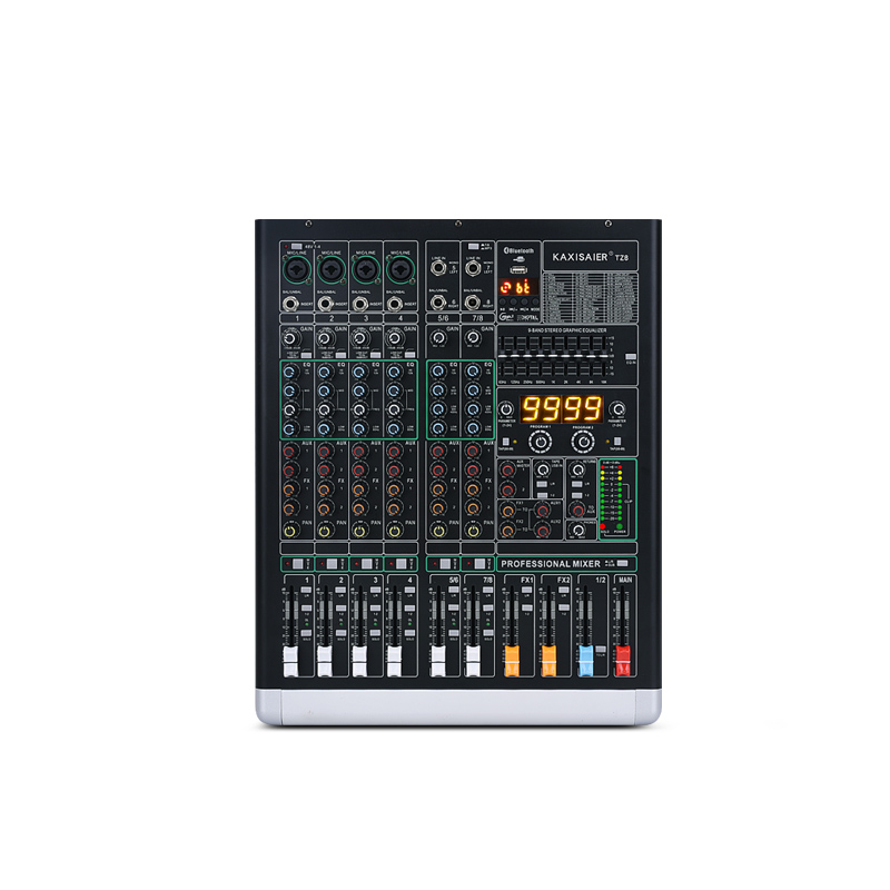 TZ8  8路双混响调音台